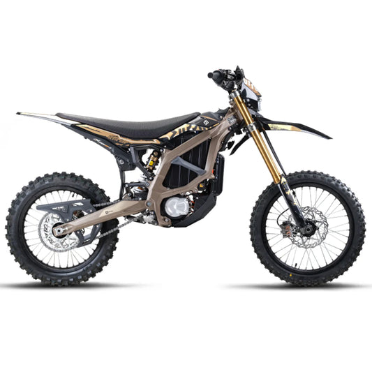 Surron Ultra Bee 21 kw brown and black